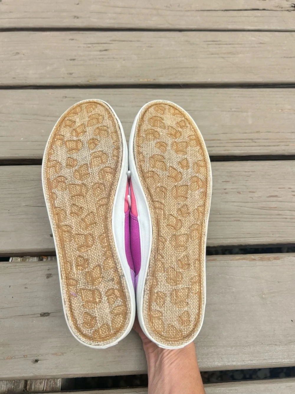 REEF Deckhand 2 Canvas Boat Sneakers Lavender/Purple/Pink  Size US 8.5 / EU 39